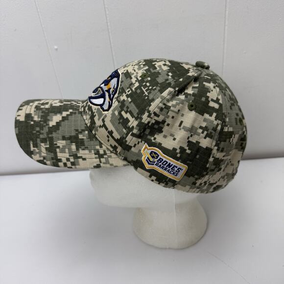 Nashville Predators Hat Cap Camo Strapback Adjustable Camouflage NHL Hockey - Picture 4 of 12